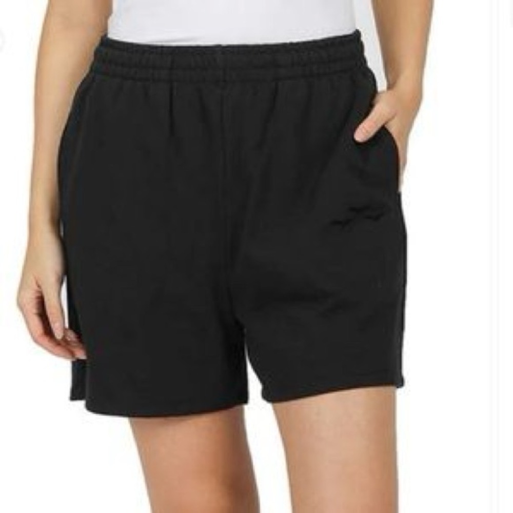 LAZYPANTS Athletic Shorts with Relaxed Fit Black M